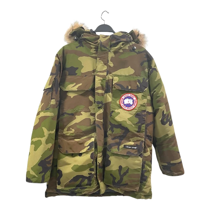 CANADA GOOSE/Puffer Jkt/XL/Nylon/GRN/Camouflage/BIG PUFF/FUR NECK/10T-02738117 Vacation