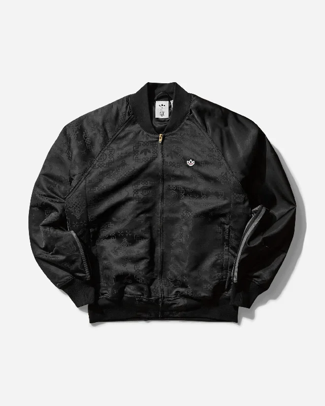 Men's CLOT by Edison Chen Sports Jacket Black Refined Men's Velvet