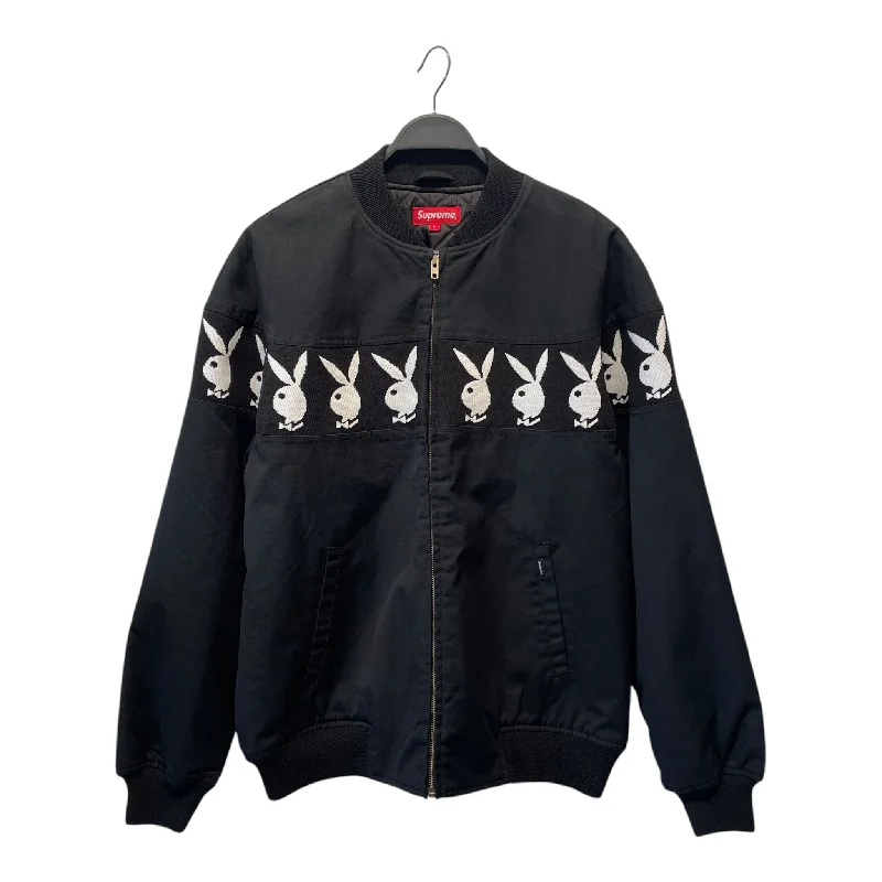 Supreme/Jacket/L/Cotton/BLK/Graphic/Playboy Hip Men's Urban