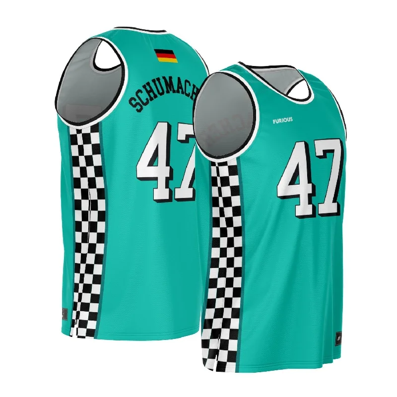 Schumacher - Teal Finish Line Edition Jersey Business