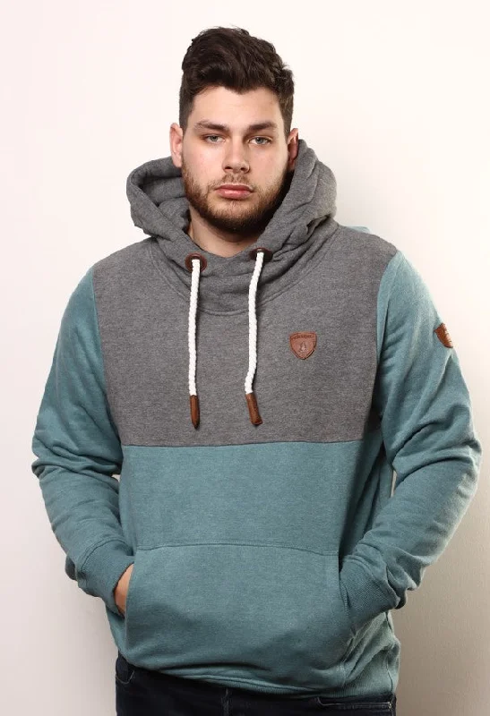 Hudson Stormy Teal Hoodie Cozy Men's Winter