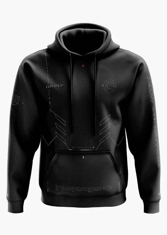 DEPLOYED AGENT Snow Soft Premium Hoodie Tough Men's Military