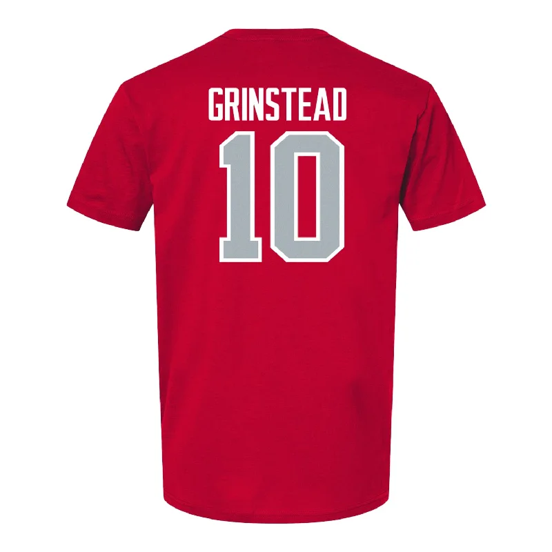 Ohio State Buckeyes Men's Soccer Student Athlete T-Shirt #10 Parker Grinstead Cool Men's Skate