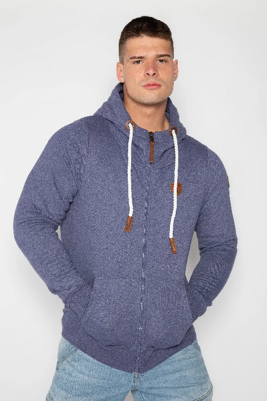 Zeus Ink Zip Hoodie Masculine Men's Thick