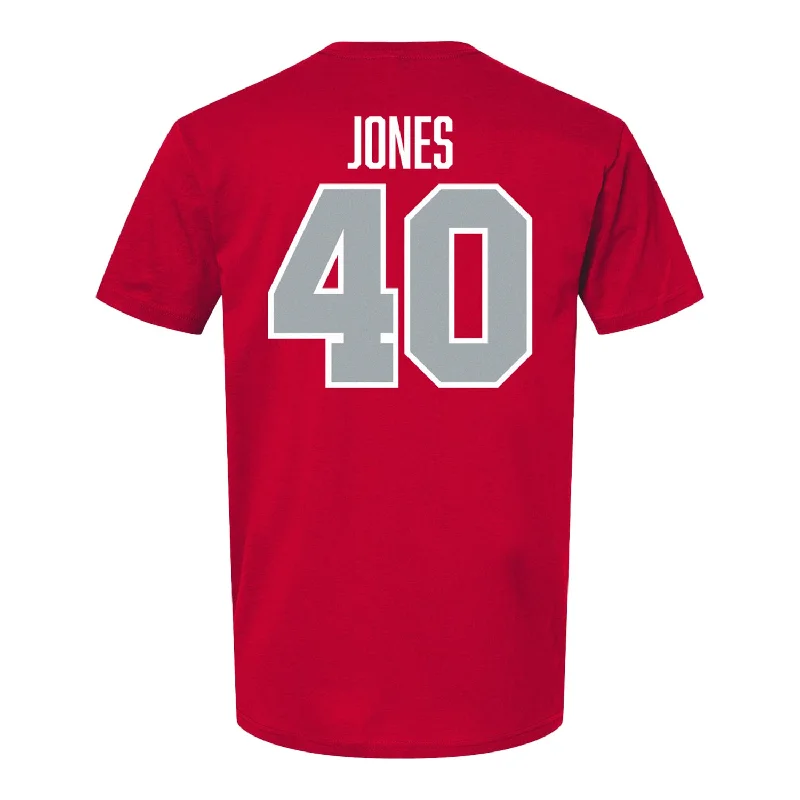 Ohio State Buckeyes Baseball Student Athlete T-Shirt #40 Jaylen Jones Street