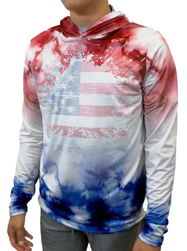 Limited Edition USA Performance Mesh Sun Hoodie Earthy Men's Hemp