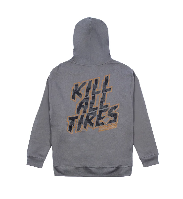 Hoonigan GYMKHANA7 KILL ALL TIRES Pullover Hoodie Refined Men's European