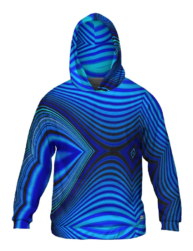 Wave Lines Pattern Abstract Athletic Men's Compression