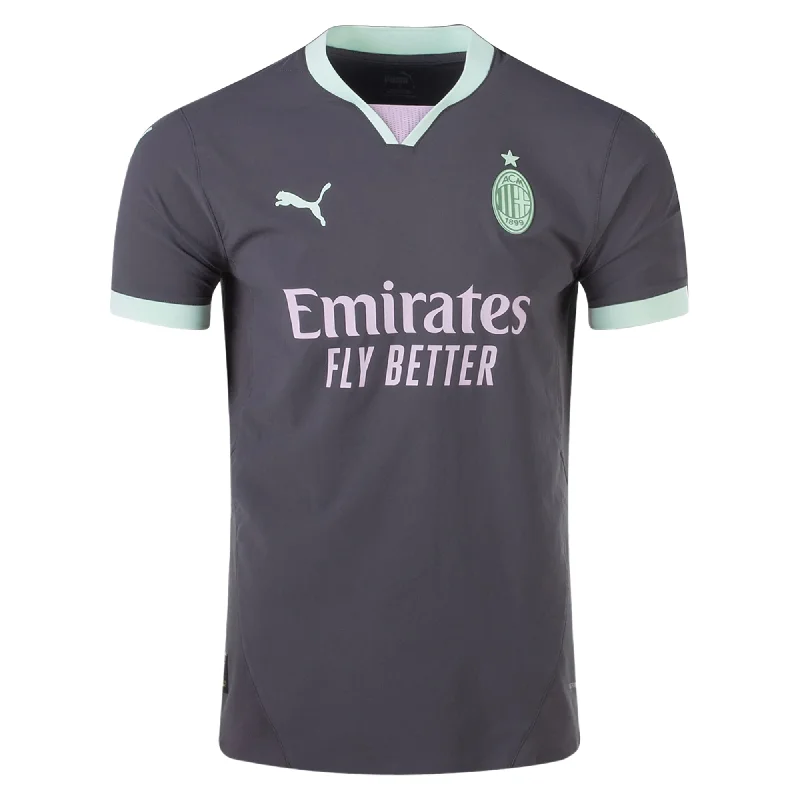 Puma AC Milan Authentic Third Jersey 24/25 (Shadow Gray/Fresh Mint) Adventure