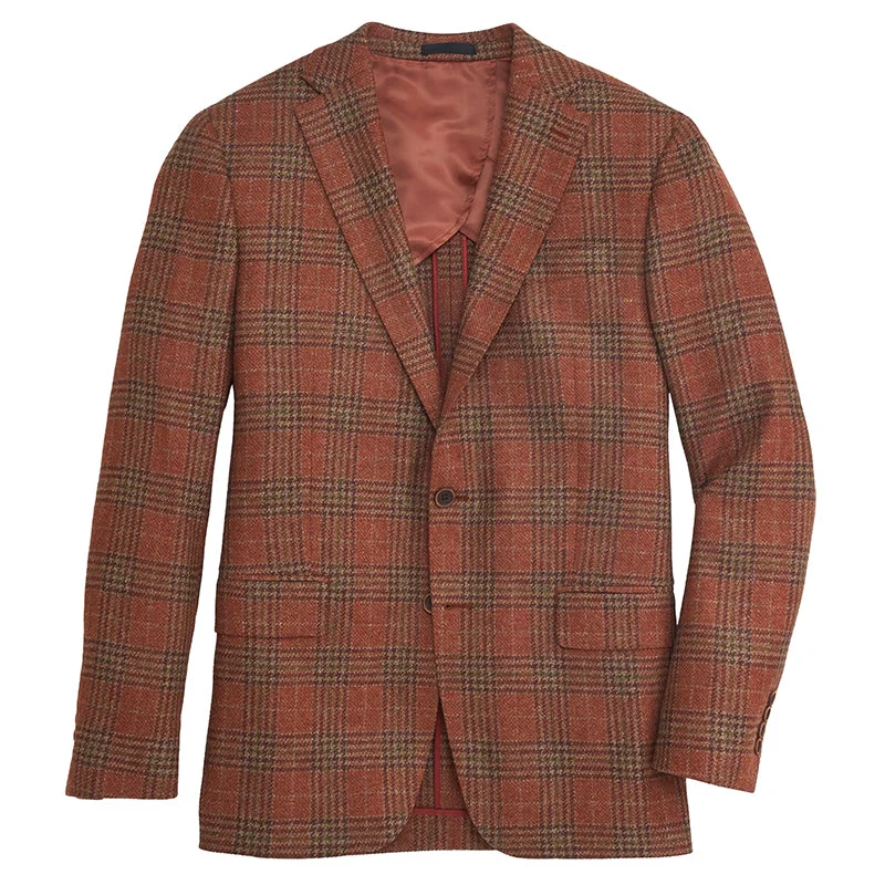 Di Pray Hot Sauce Plaid Sport Coat - Hot Sauce Sharp Men's Italian