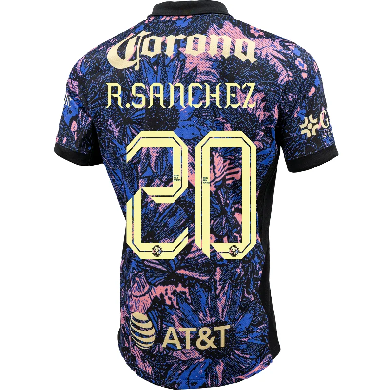 Nike Club America Richard Sánchez Third Jersey 24/25 (Medium Blue/Black/Lemon Chiffon) Traditional Men's Country