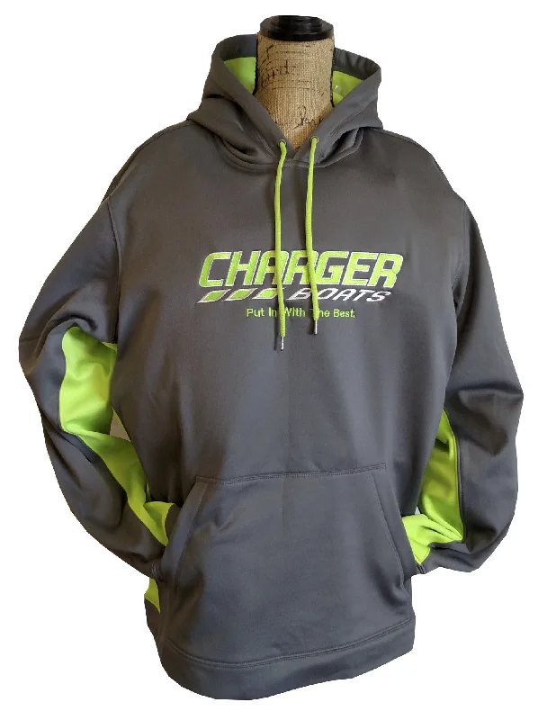 Charger Hooded Sweatshirt - Neon Green - CB 235CH Refined Men's Classic 