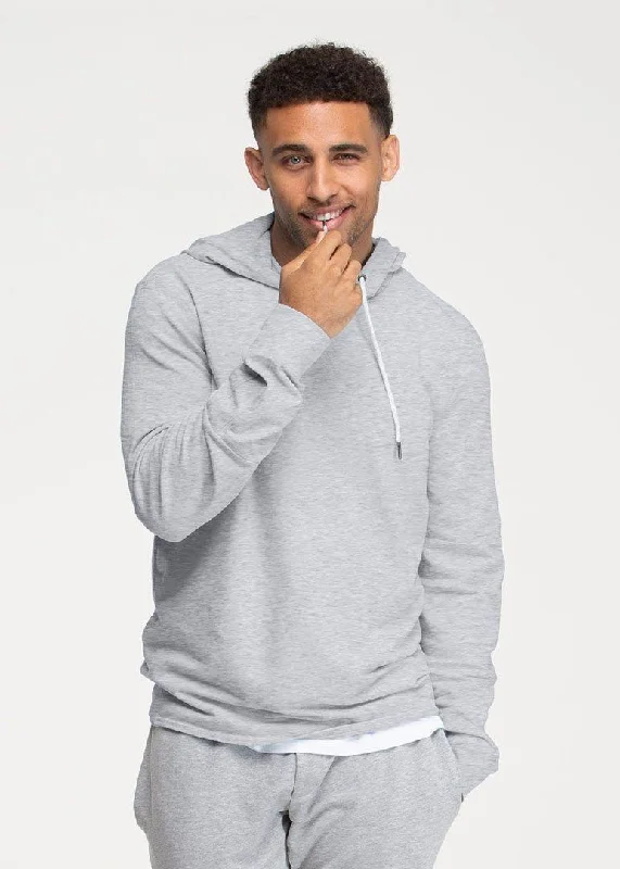 Lightweight SWET-Hoodie | Heather Grey Cclassic Men's Tweed