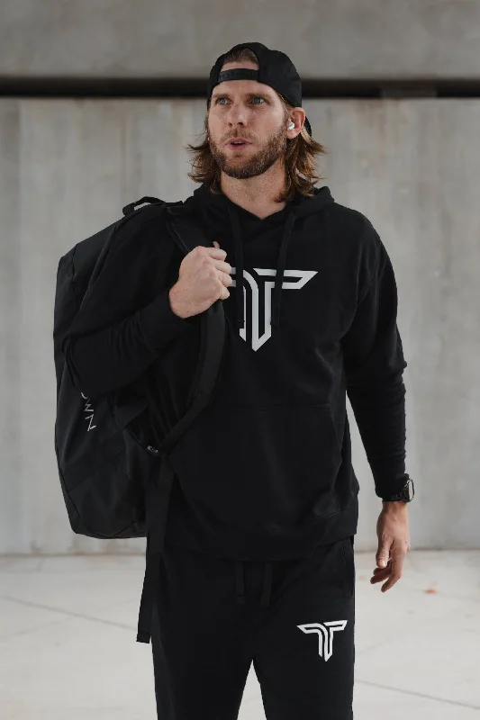 T Icon Hoodie - Black Dynamic Men's Glow