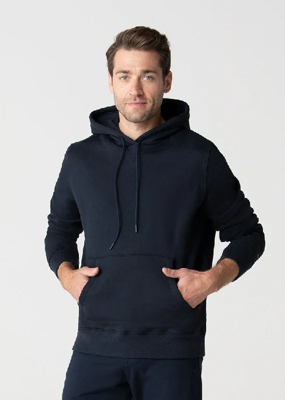 Heavy Fleece Hoodie | Navy Athletic Men's High