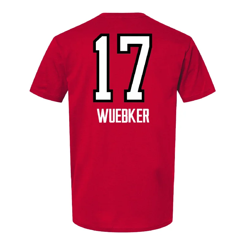 Ohio State Buckeyes Women's Volleyball Student Athlete T-Shirt #17 Reese Wuebker Dapper Men's 1920S