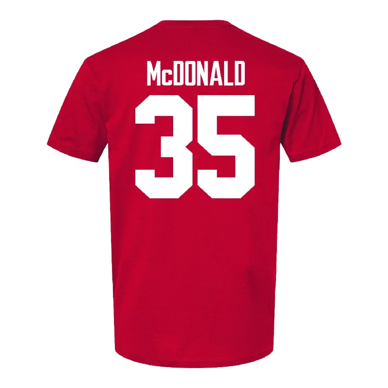 Ohio State Buckeyes Men's Lacrosse Student Athlete #35 Ellis McDonald Laid