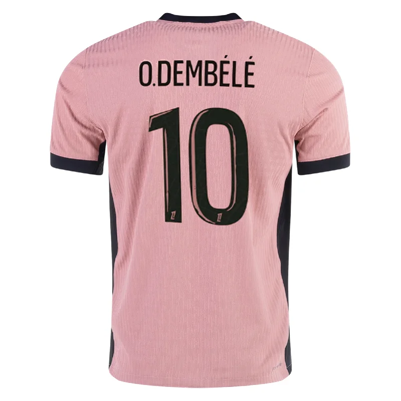 Nike Paris Saint-Germain Authentic Ousmane Dembélé Third Jersey 24/25 (Rust Pink/Black) Cool Men's Skate