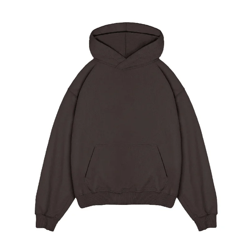 Hoodie - Dark Mocha Preppy Men's College