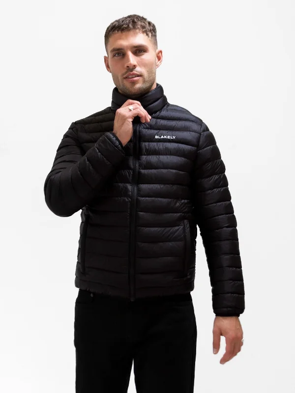 Lucas Lightweight Puffer Jacket - Black Bold Men's Animal