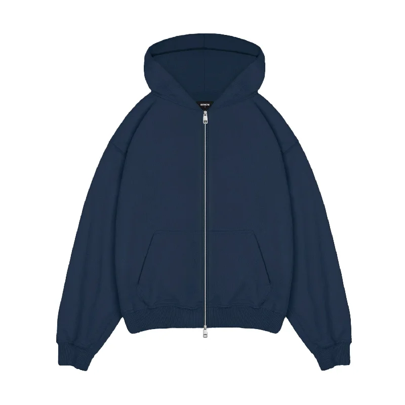 Zip Hoodie - Navy Dynamic Men's Moto