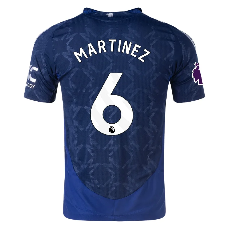 adidas Manchester United Authentic Lisandro Martinez Away w/ EPL Patch 24/25 (Night Indigo) Masculine Men's 