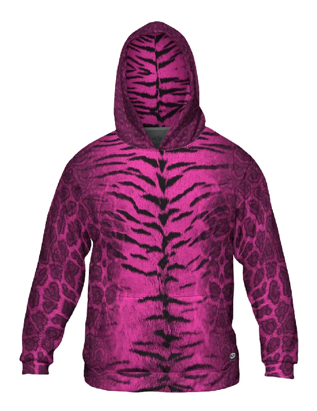 Tiger Leopard Skin Hot Pink Cozy Men's Winter