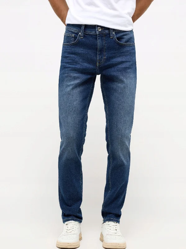 Men's Washed Jeans,Blue Dapper Men's Bow