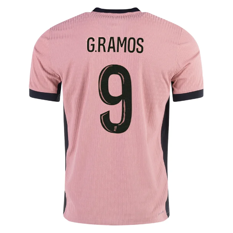 Nike Paris Saint-Germain Authentic Gonçalo Ramos Third Jersey 24/25 (Rust Pink/Black) Street