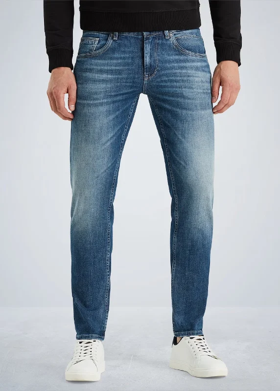 Men's Washed Jeans,Blue Relaxed Men's Beach