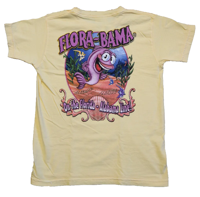 Flora-Bama Kids Molly Mullet Tee Shirt Luxurious Men's High