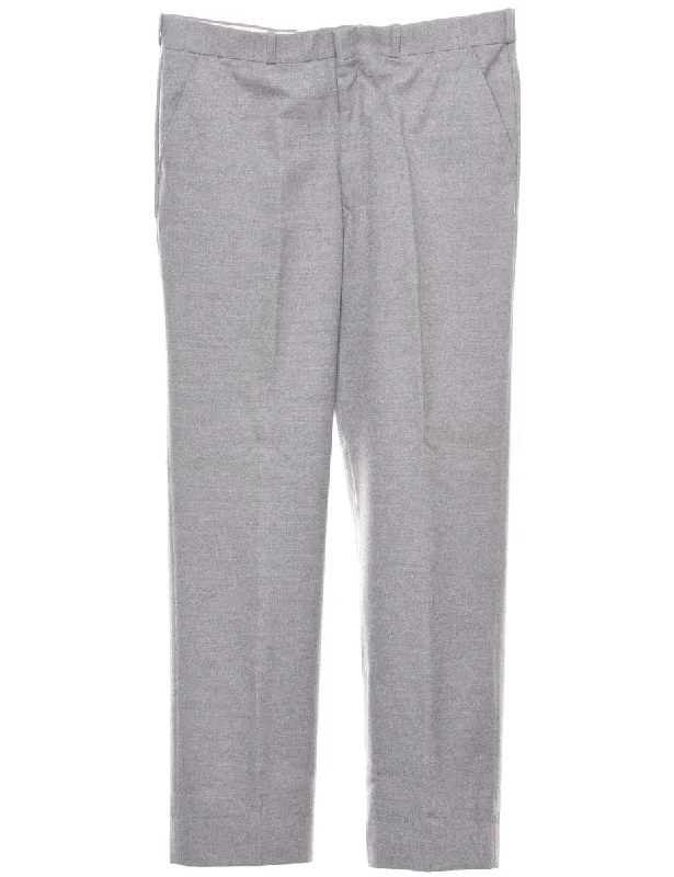 Light Grey Trousers - W33 L28 Athletic Men's High