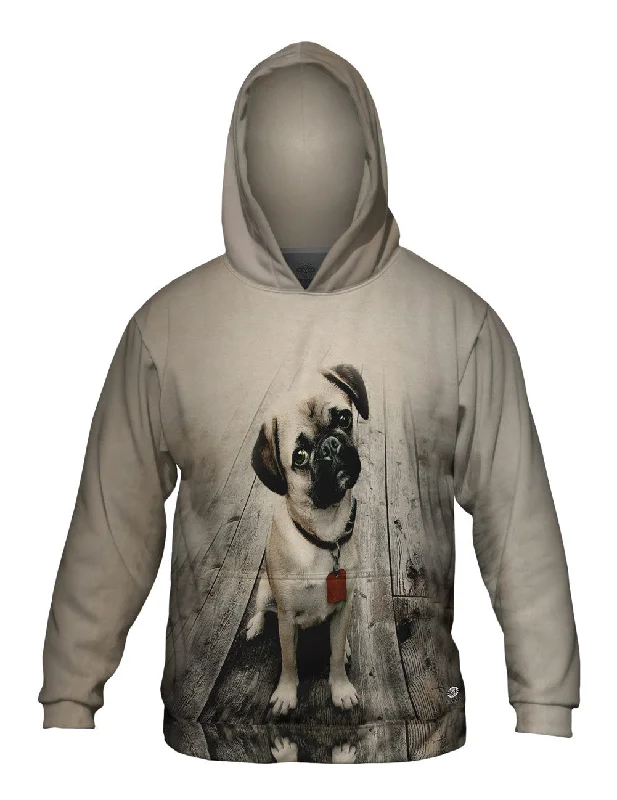 Vintage Wood Pug Tough Men's Tactical