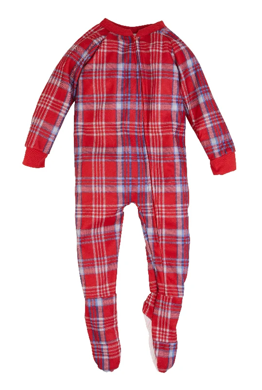 Toddler Boys Fleece Printed Pattern Footed Pajamas Hip Men's Urban