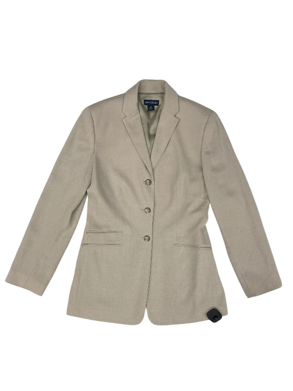 Blazer By Ann Taylor In Beige, Size: 4 Adventure