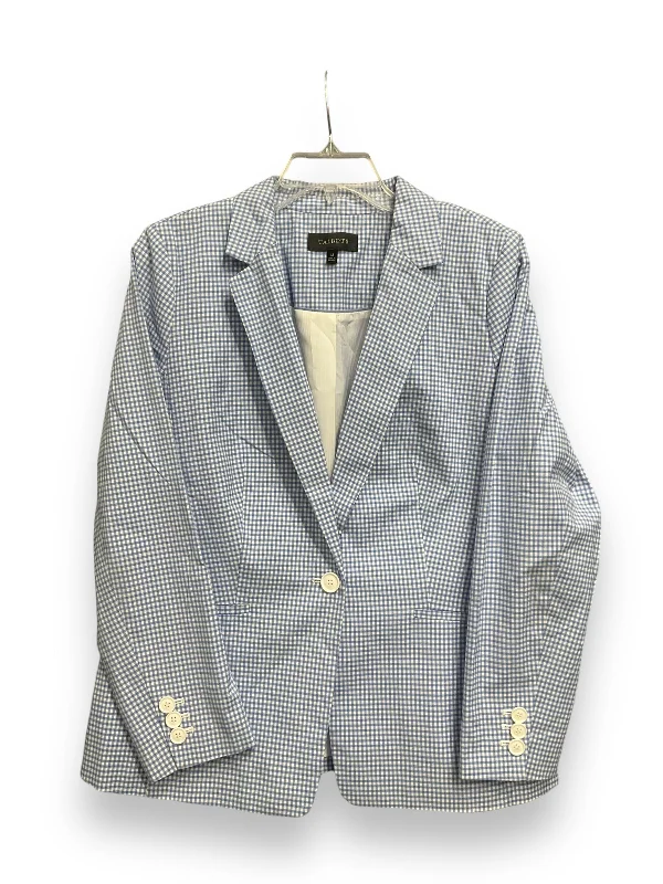 Blazer By Talbots In Blue, Size: L Sleek Men's Metallic