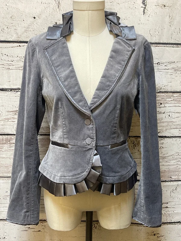 Blazer By White House Black Market In Grey, Size: S Cclassic Men's Tweed