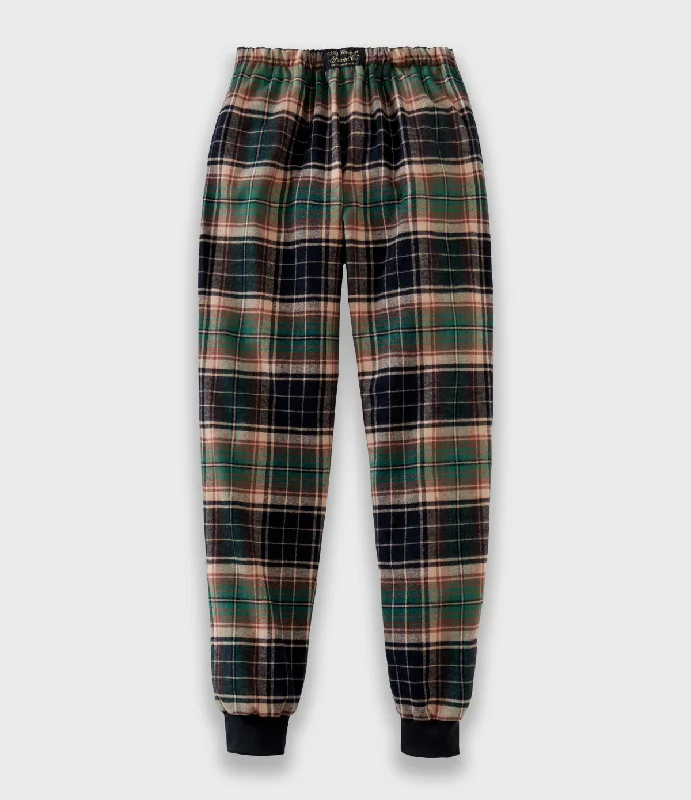 Flannel Jogger Pants - Earth Preppy Men's College