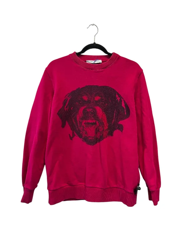 Sweatshirt Luxury Designer By Givenchy In Pink, Size: Xs Unique Men's Patch