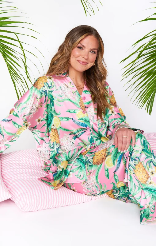 Paradise PJ Set ~ Hannahs Pineapple Dream Street