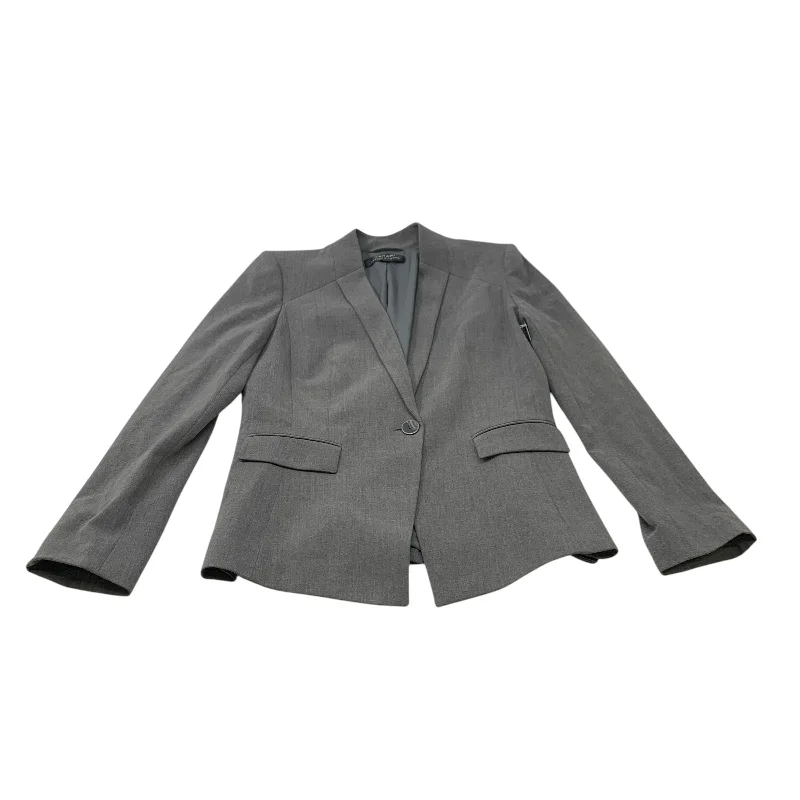 Blazer By Tahari By Arthur Levine In Grey, Size: 6 Dynamic Men's Moto