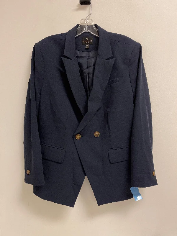 Blazer By Worthington In Navy, Size: Xlp Unique Men's Patch