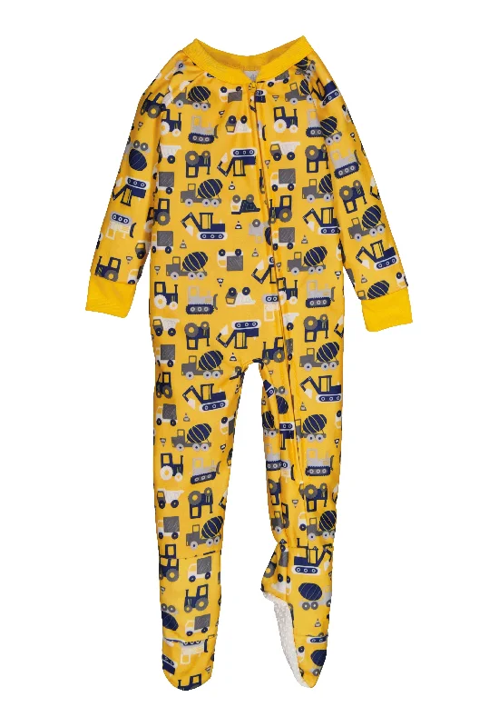 Baby Boys 12-24M Graphic Print Footed Pajamas Confident Men's Power