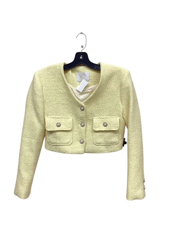 Blazer By Clothes Mentor In Yellow, Size: S Vacation