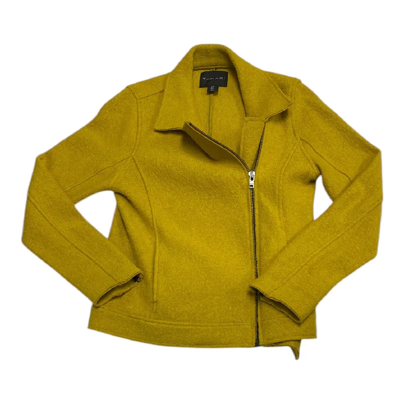 Blazer By Tahari By Arthur Levine In Yellow, Size: S Dynamic Men's Moto