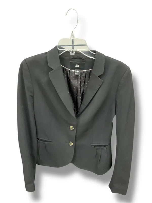 Blazer By H&m In Black, Size: 10 Gym