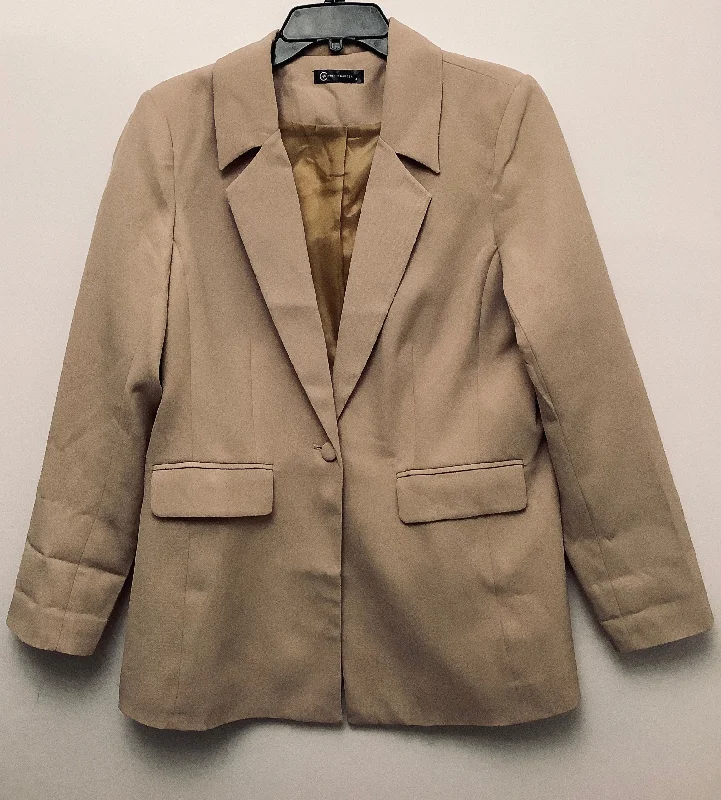 Blazer By Clothes Mentor In Tan, Size: M Refined Men's European