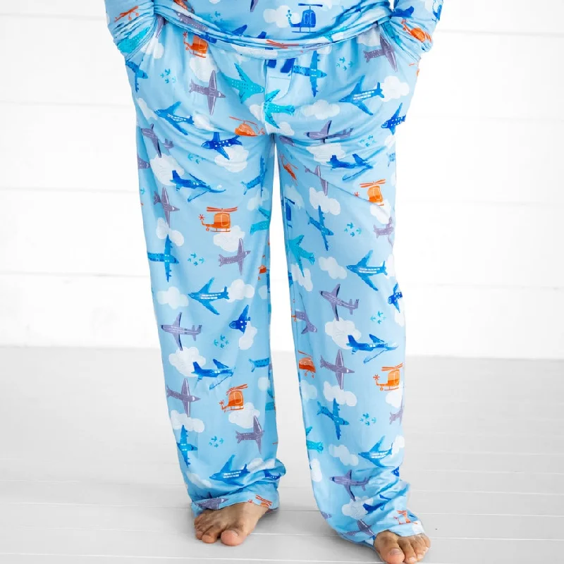 Let's Fly Men's Pajama Pants Refined Men's Classic 