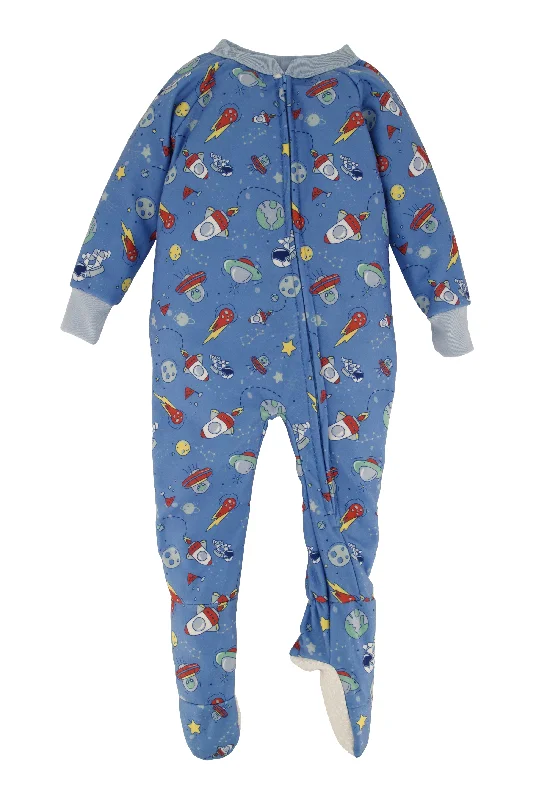 Baby Boys 12-24M Graphic Patterned Footed Pajamas Edgy Men's Punk