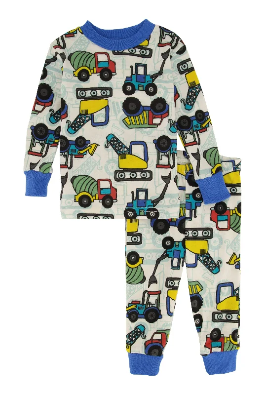 Baby Boys 12-24M Printed Pattern Pajama Top and Pants Refined Men's Classic 